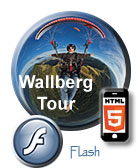 Mit dem Gleitschirm über dem Wallberg - eine virtuelle Tour
